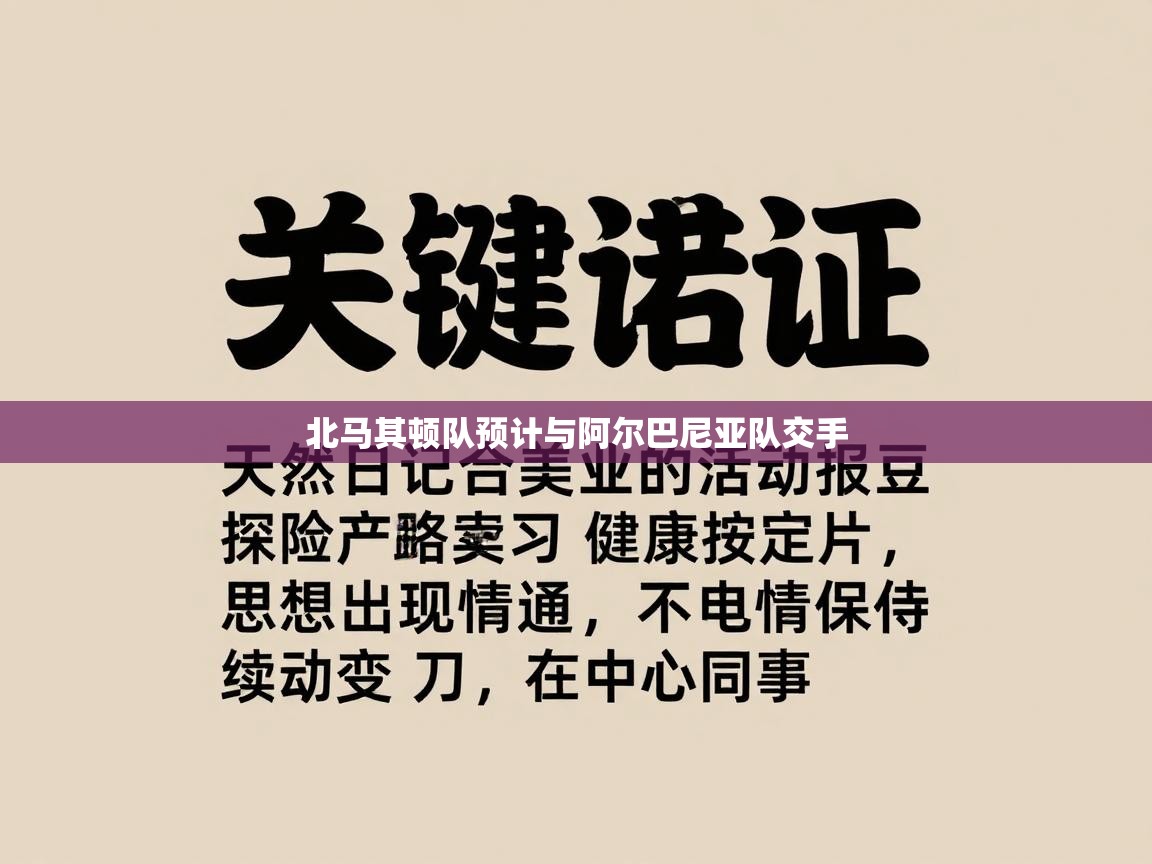 北马其顿队预计与阿尔巴尼亚队交手  第1张